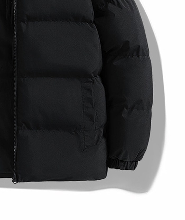 ZITY Men's Casual Full Zip Up Stand Collar Puffer Jacket- DUMFC05561