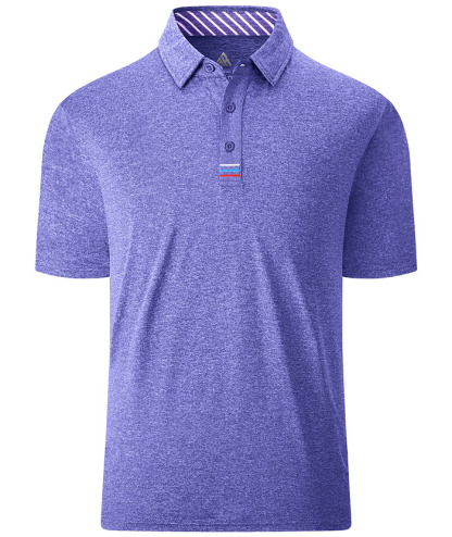ZITY Men's Golf Sports Polo Short Sleeve Athletic Tennis Shirt-ZPK000671