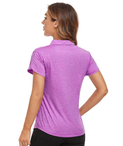 ZITY Women's Quick Dry Slim Fit Golf Polo Shirt-CFWTX00031