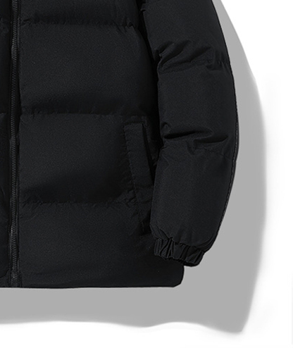 ZITY Men's Casual Full Zip Up Stand Collar Puffer Jacket- DUMFC05561