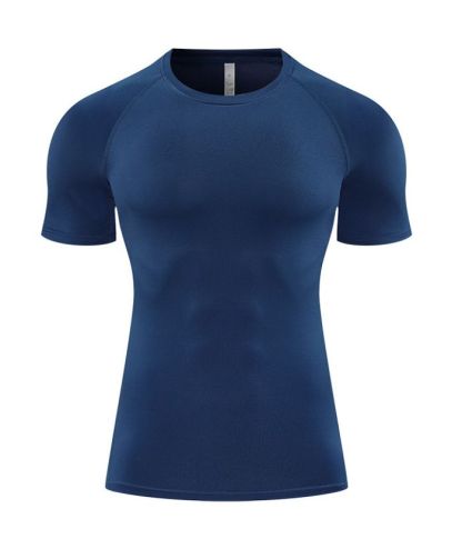 ZITY Men's Solid Color Athletic Dri Fit Compression T-Shirt-DUMTS05984