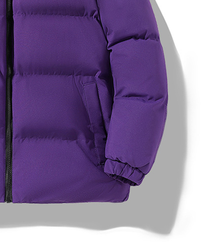 ZITY Men's Casual Full Zip Up Stand Collar Puffer Jacket- DUMFC05561