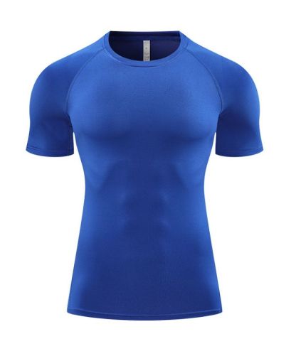 ZITY Men's Solid Color Athletic Dri Fit Compression T-Shirt-DUMTS05984