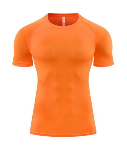 ZITY Men's Solid Color Athletic Dri Fit Compression T-Shirt-DUMTS05984