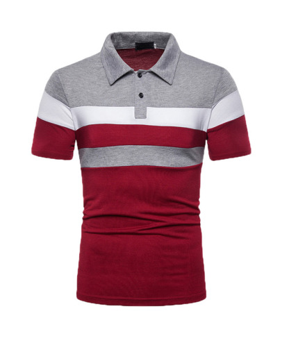 ZITY Men's Slim Fit Summer Golf Lapel Polo Shirt
