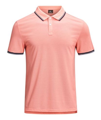 ZITY Men's Solid Color Slim Fit Golf Polo Shirt-CUMPO02668