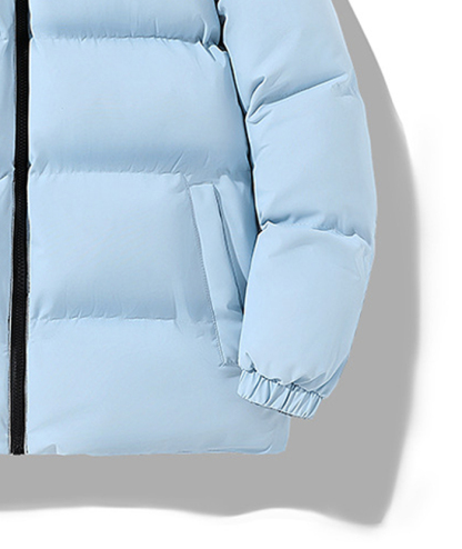 ZITY Men's Casual Full Zip Up Stand Collar Puffer Jacket- DUMFC05561