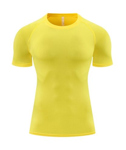 ZITY Men's Solid Color Athletic Dri Fit Compression T-Shirt-DUMTS05984