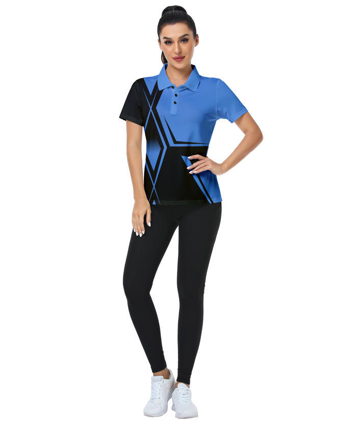 ZITY Women's Sports Slim Fit Quick Dry Gold Polo Shirt-CFWZZ00010