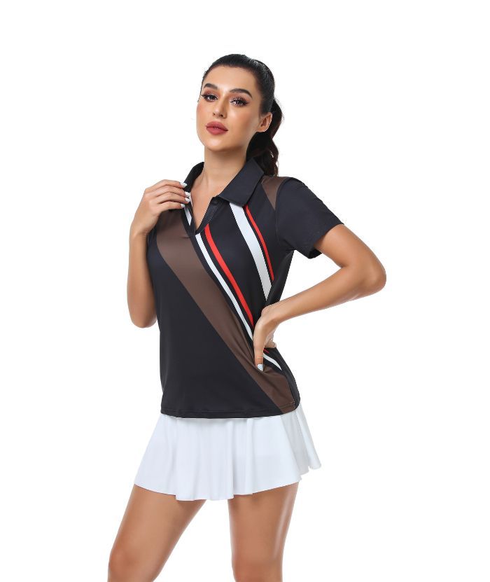 ZITY Women's Quick Dry Slim fit Sports Polo Shirt-CUWPO01027