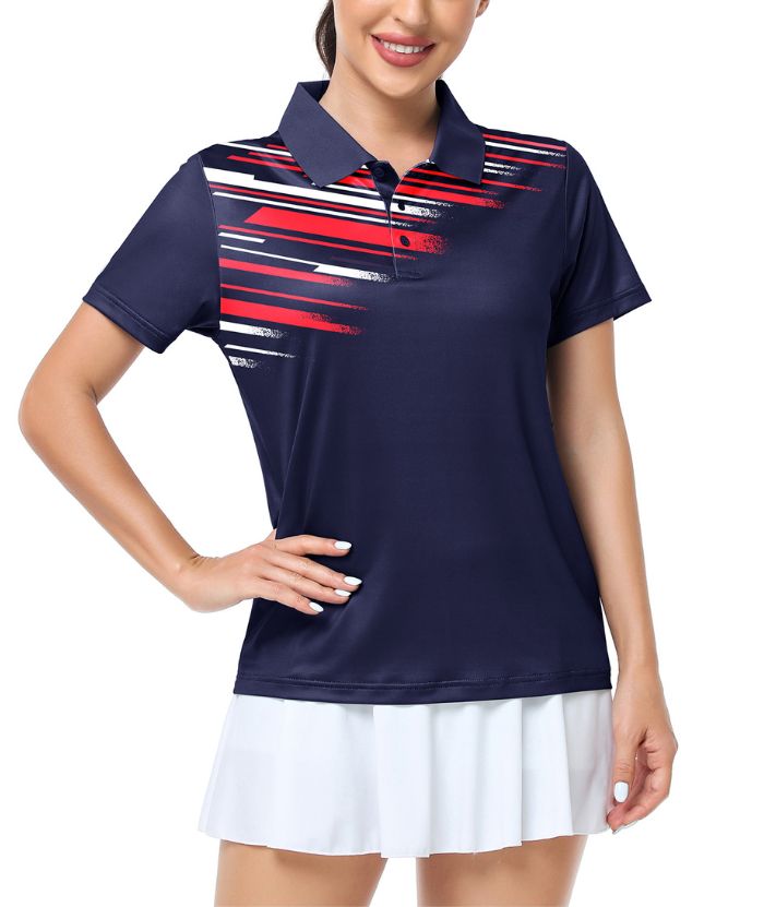 ZITY Women's Sports Quick Dry Slim Fit Golf Polo Shirt-CFWZZ00046