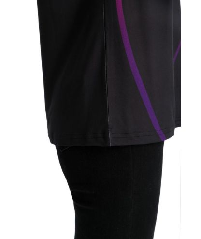 ZITY Women's Dri Fit Black Golf Polo Shirt-CFWZZ00043