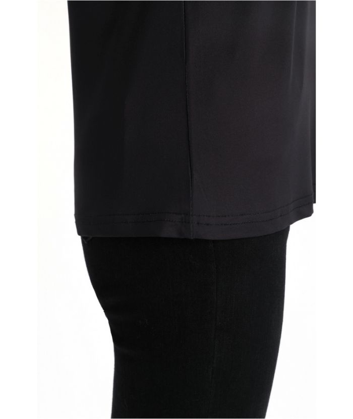 ZITY Women's Slim Fit Black Golf Polo Shirt-CFWZZ00044