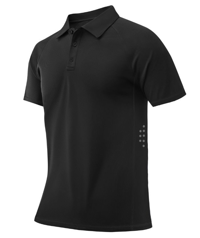 ZITY Men's Button Up Slim Fit Golf Polo Shirt-CUMPO05193