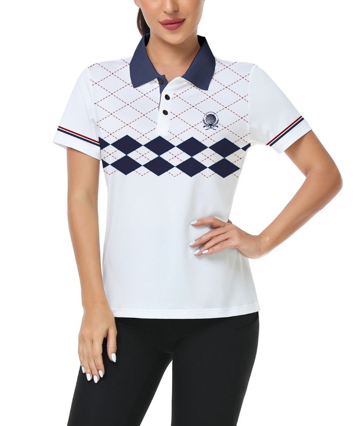 ZITY Women's Dri Fit Casual Golf Tennis Polo Shirt-CUWPO01566