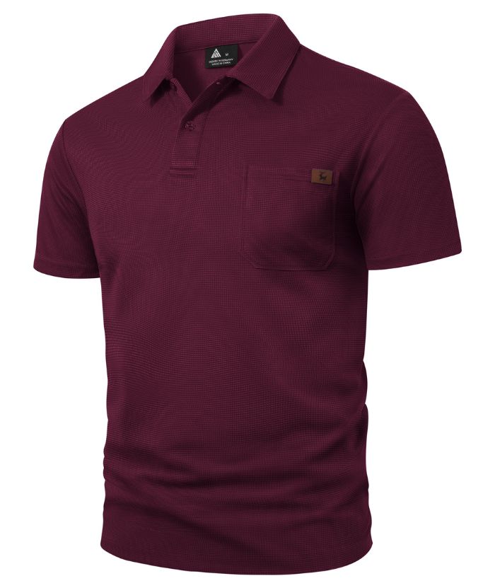 ZITY Men's Chest Pocket Dri Fit Polo Shirt-CUMPO05759