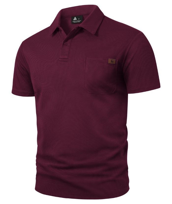 ZITY Men's Chest Pocket Dri Fit Polo Shirt-CUMPO05759