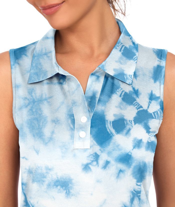 ZITY Women's Sleeveless Golf Polo Shirt-CUWBP02217