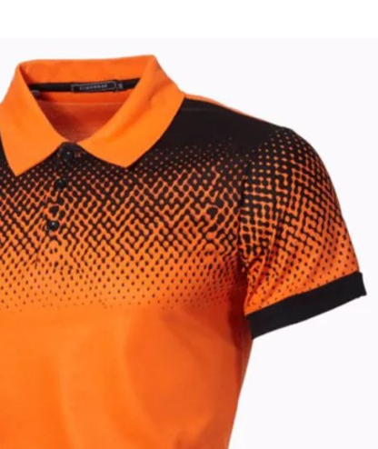 ZITY Men's 3D Print Comfort Slim Fit Short Sleeve Polo Shirt-DUMPO04600 | Zitysports