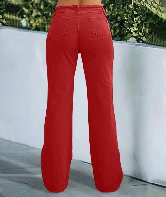 ZITY Women's Zipper Pocket Jogging Loose Pant-DUWSP06168