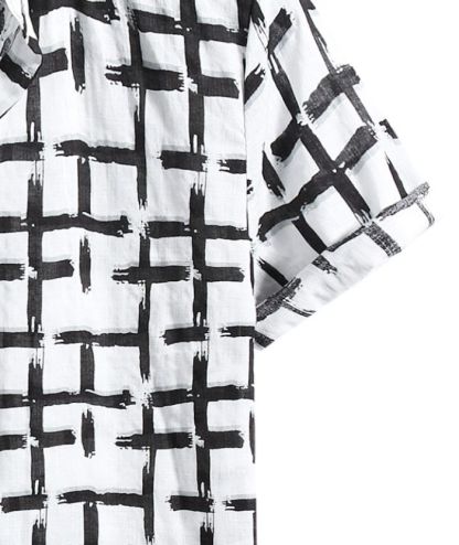 ZITY Men's Spring and Summer Printed Shirt