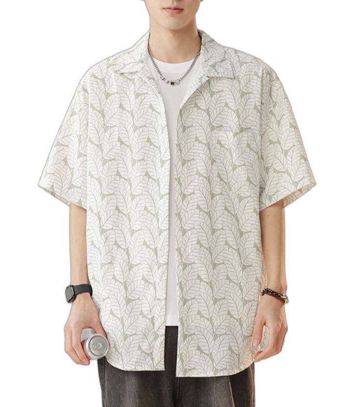 ZITY Men's Button Up Summer Casual Trendy Shirt