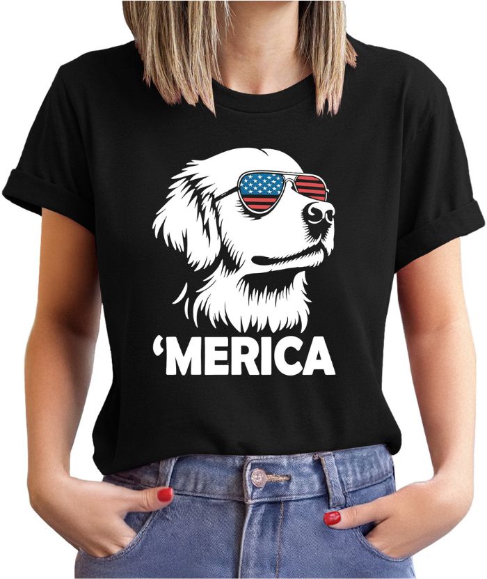 ZITY Women's Round Neck Flag Printed T-Shirt-DUWTS06255
