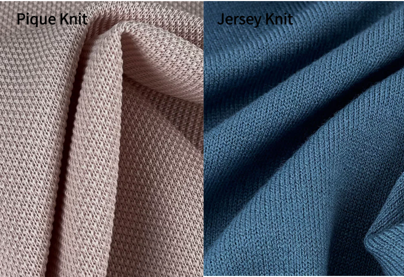 pique knit vs jersey knit