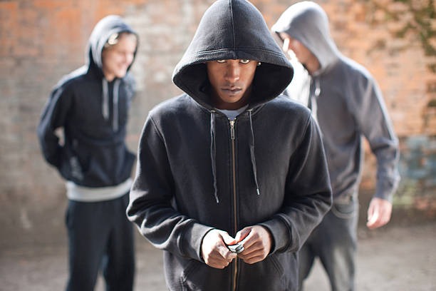 black hoodies