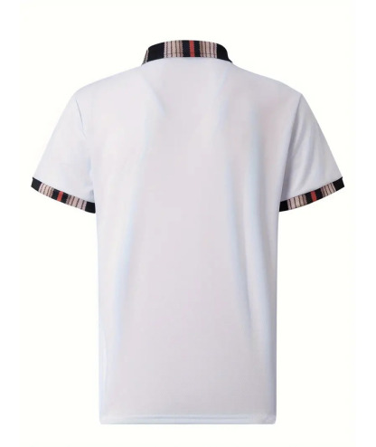 ZITY Men's Striped Collar Golf Polo Shirt-ZPK010465 | Zitysports