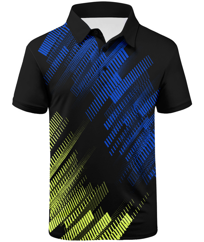 Wholesale Men's Dri Fit Stripe Golf Polo Shirt | Zitysports