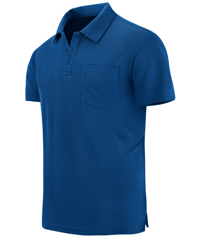 ZITY Men's Moisture Wicking Pocket Micro Mesh Performance Polo Shirt-ZPK008913 | Zitysports