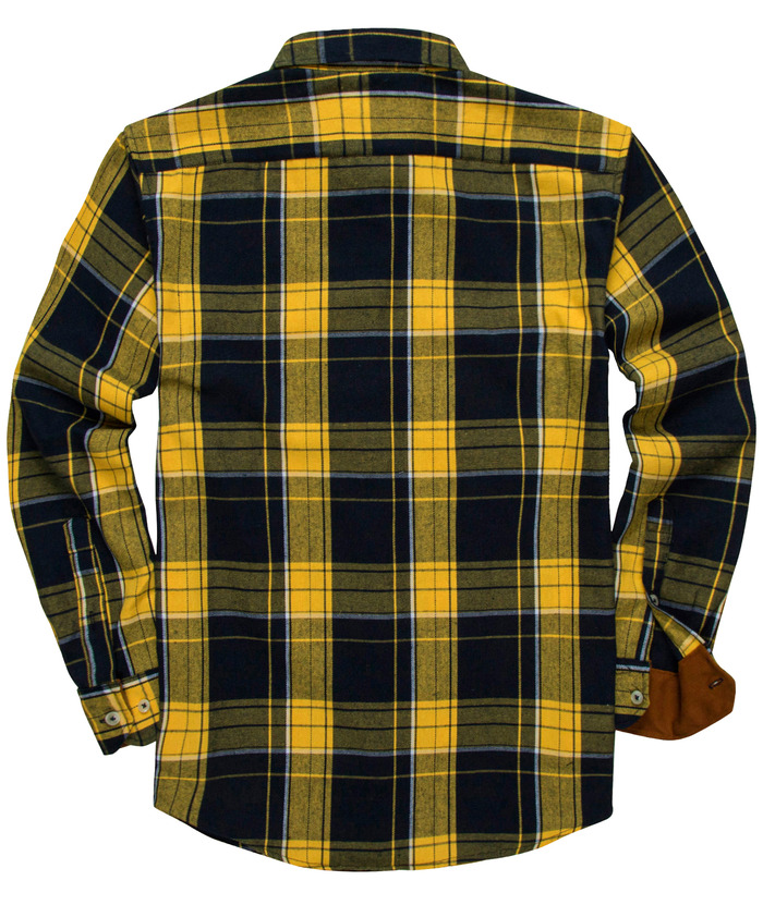 ZITY Men's Plaid Button Up Shirt with Flap Pocket Spring Fall Top-ZPK006565 | Zitysports