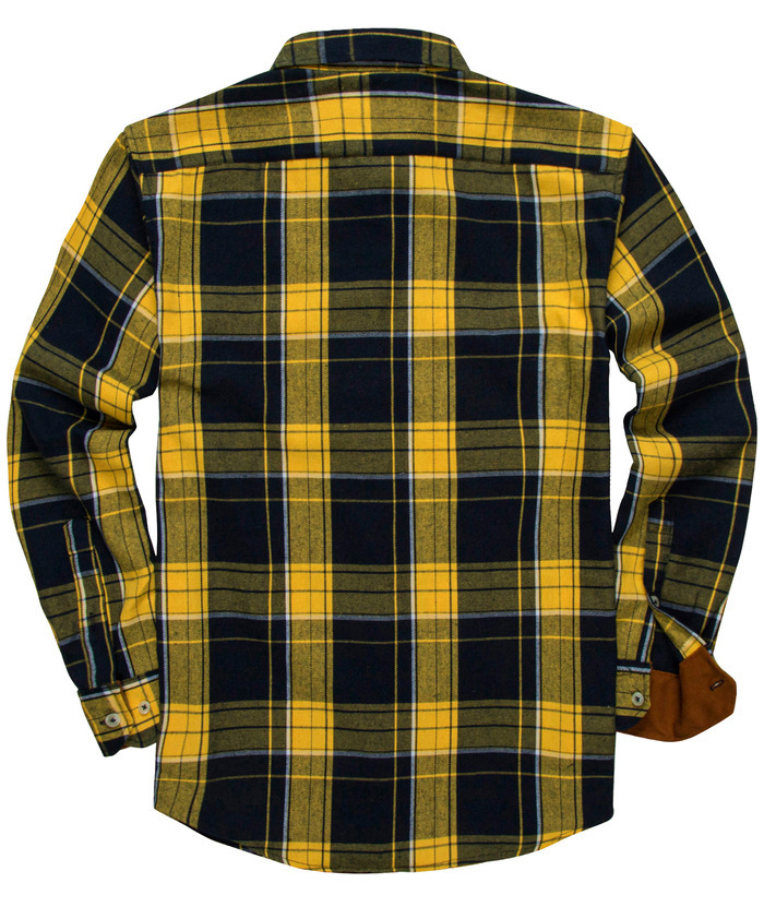 ZITY Men's Plaid Button Up Shirt with Flap Pocket Spring Fall Top-ZPK006565 | Zitysports