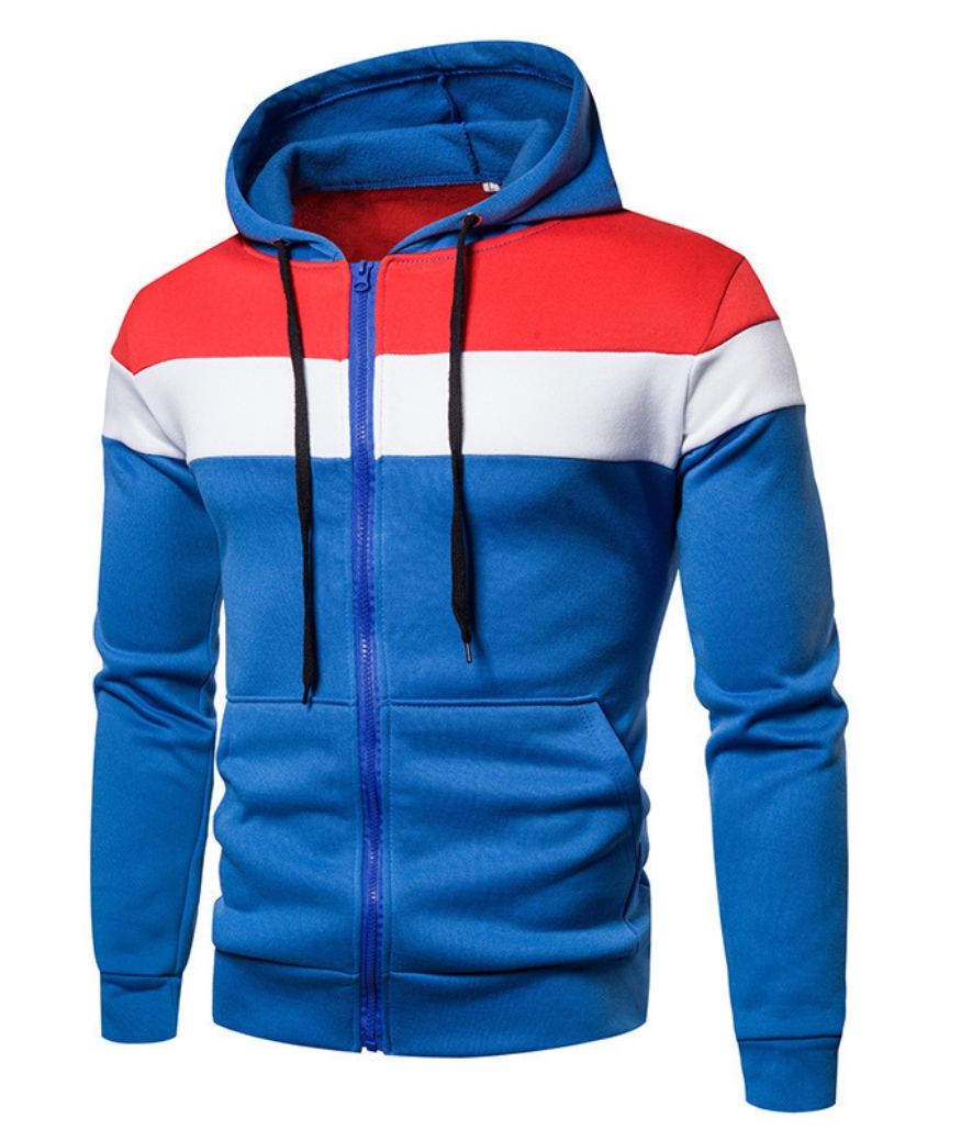 ZITY Men's Zipper Casual Fashion Long Sleeve Sweatshirt-DUMFH04870 | Zitysports