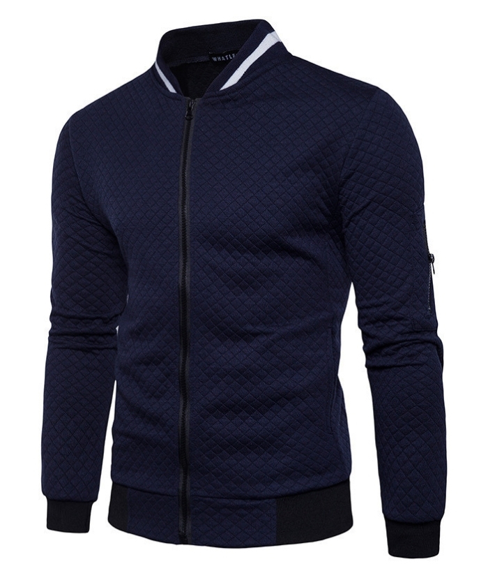 ZITY Men's Zipper Sweatshirt with Pocket Long Sleeve-DUMCO04898|Zitysports