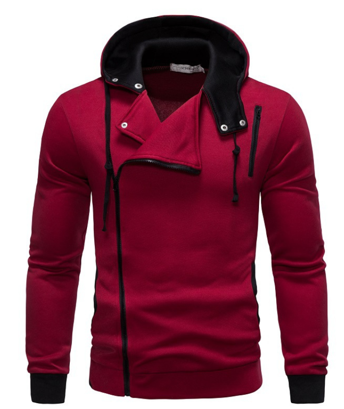 ZITY Men's Full Zip Hooded Sports Sweatshirt Activewear-DUMFH04942|Zitysports