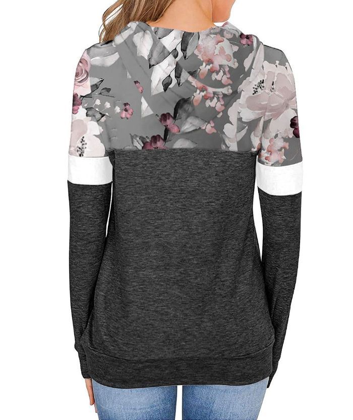 ZITY Women's Long Sleeve Casual Loose Fit Comfy Cute Hoodie-DUWFH05041|Zitysports