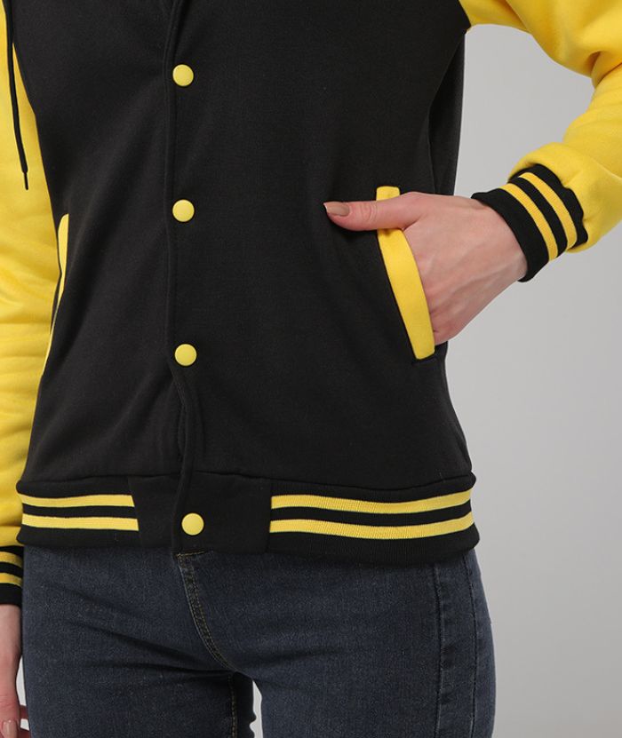 ZITY Women's Plus Size Long Sleeve Button Up Casual Hoodie-DUWHD05075|Zitysports
