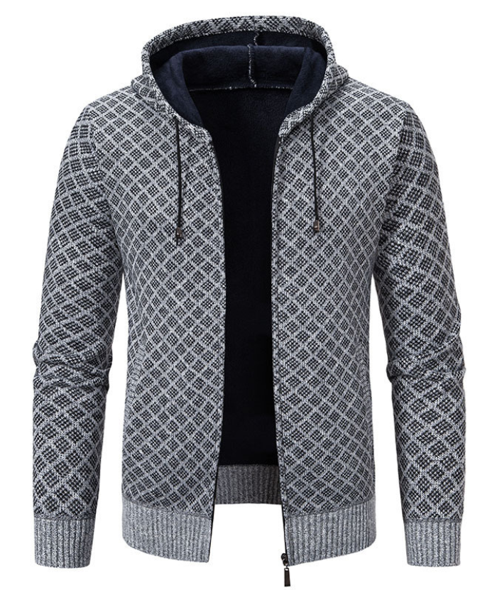 ZITY Men's Casual Sweater Suit Slim Fit Hip Hop Style Hoodie Top-DUMSW05057|Zitysports