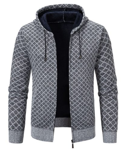 ZITY Men's Casual Sweater Suit Slim Fit Hip Hop Style Hoodie Top-DUMSW05057|Zitysports