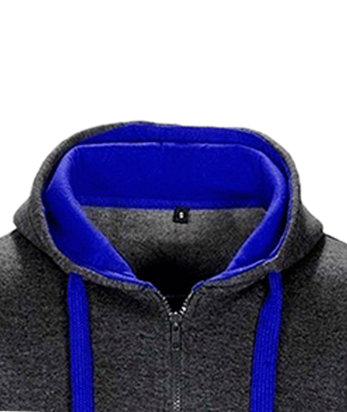 ZITY Men's Slim Fit Hip Hop Style Hoodie Top-DUMHD05110|Zitysports