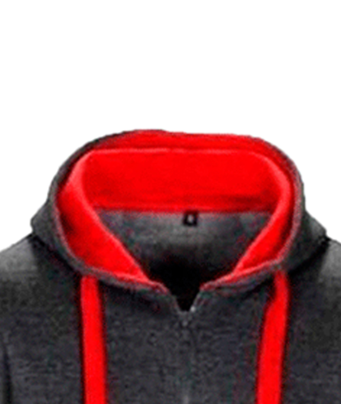 ZITY Men's Slim Fit Hip Hop Style Hoodie Top-DUMHD05110|Zitysports