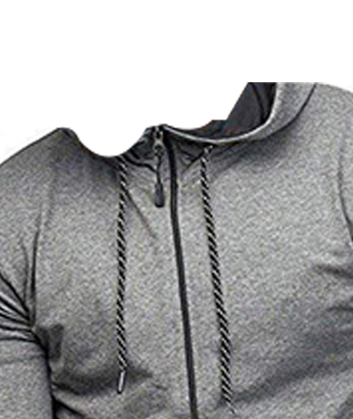 ZITY Men's Slim Fit Sportswear Autumn Hooded Sweater Suit-DUMFH04991|Zitysports