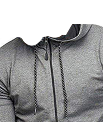 ZITY Men's Slim Fit Sportswear Autumn Hooded Sweater Suit-DUMFH04991|Zitysports