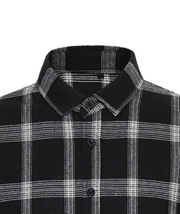 ZITY Men's Slim Fit Plaid Flannel Long Sleeve Shirt-DUMLT05250|Zitysports