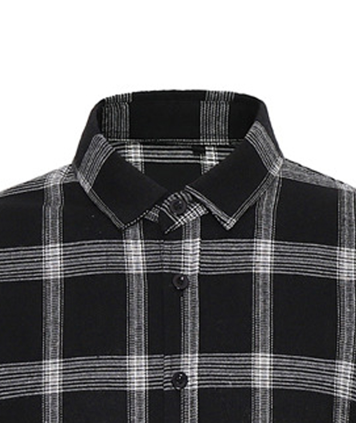 ZITY Men's Slim Fit Plaid Flannel Long Sleeve Shirt-DUMLT05250|Zitysports