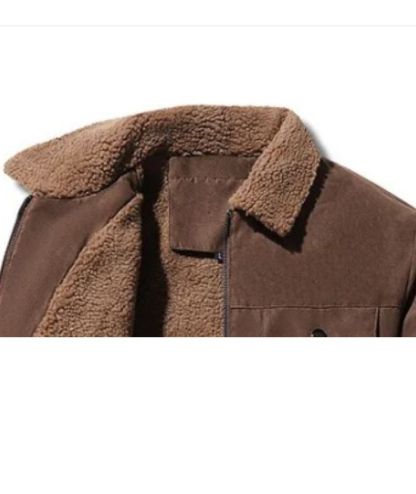 ZITY Men's Loose Fit Full-Zip Fleece Jacket-DUMCO05393|Zitysports