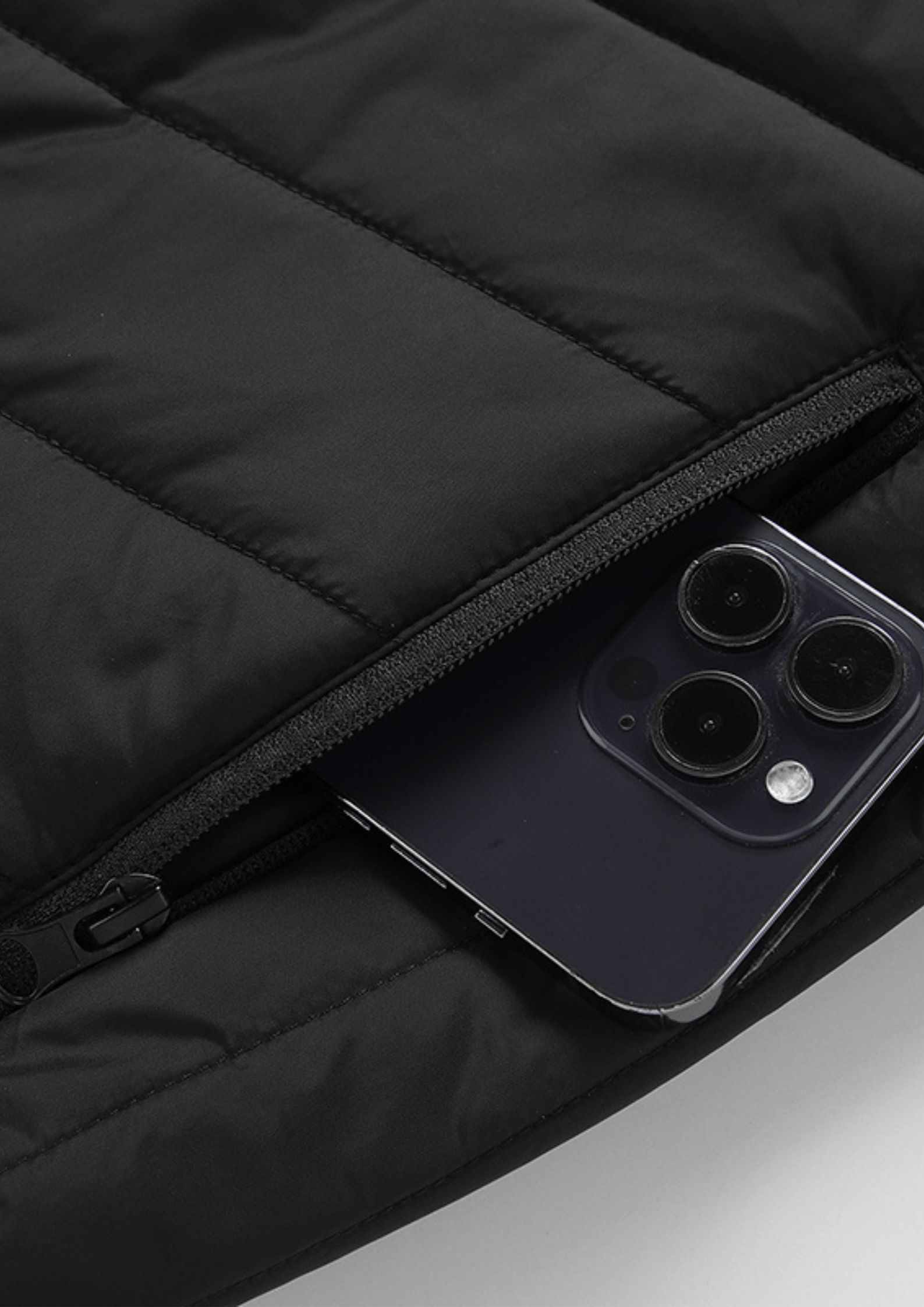 Men's Full Zipper Winter Heated Vest-M12