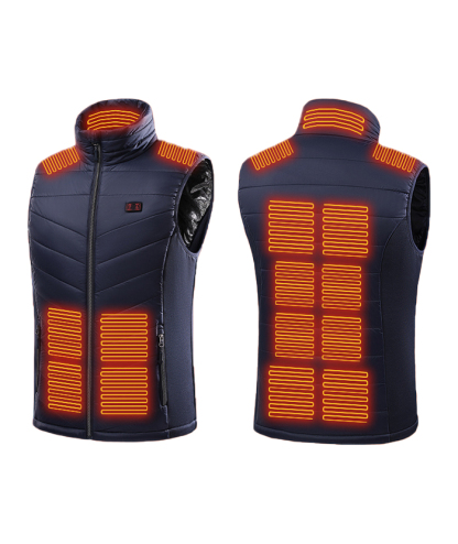 Unisex Dual Control 15 Heating Zones Heated Vest-2226